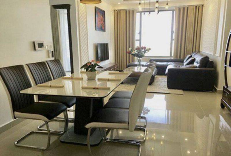 Luxurious apartment for lease in district 4 Ho Chi Minh city The Tresor flat