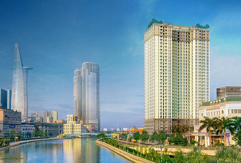 Apartment for rent on Ben Van Don street Ho Chi Minh city - The Tresor Dist 4