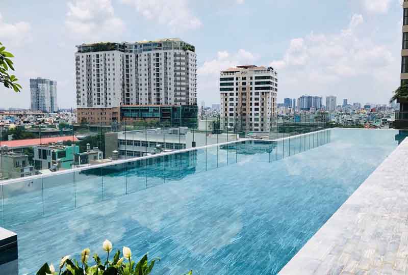 Studio apartment for rent on Millennium Apartment District 4 Saigon