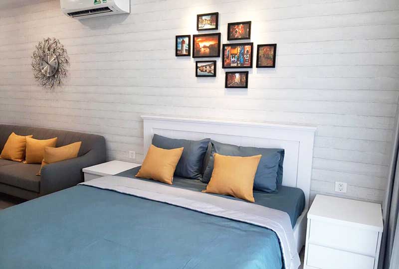 Studio apartment for rent on Millennium Apartment District 4 Saigon