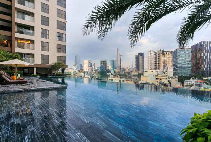 Studio apartment for rent on Millennium Apartment District 4 Saigon