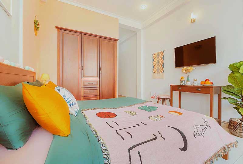 Nice House for rent in Thao Dien District 2 with Oakwood furniture