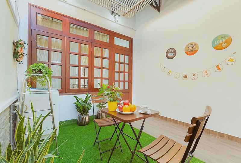 Nice House for rent in Thao Dien District 2 with Oakwood furniture