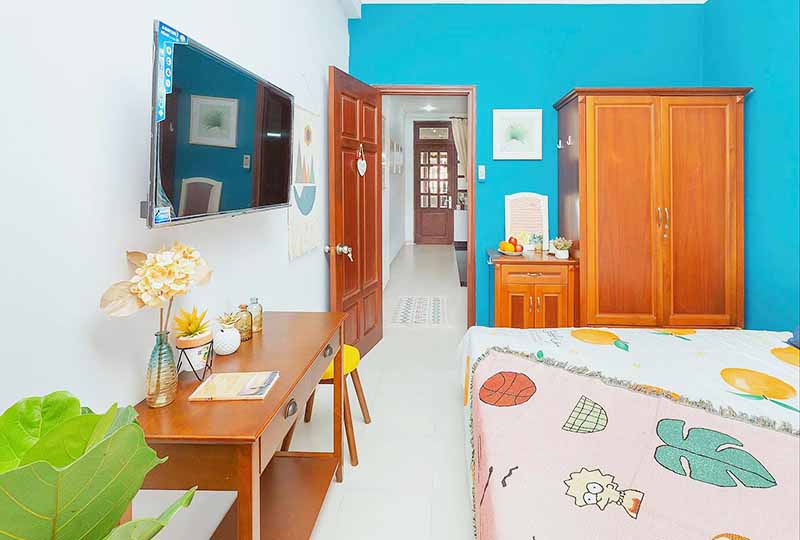 Nice House for rent in Thao Dien District 2 with Oakwood furniture