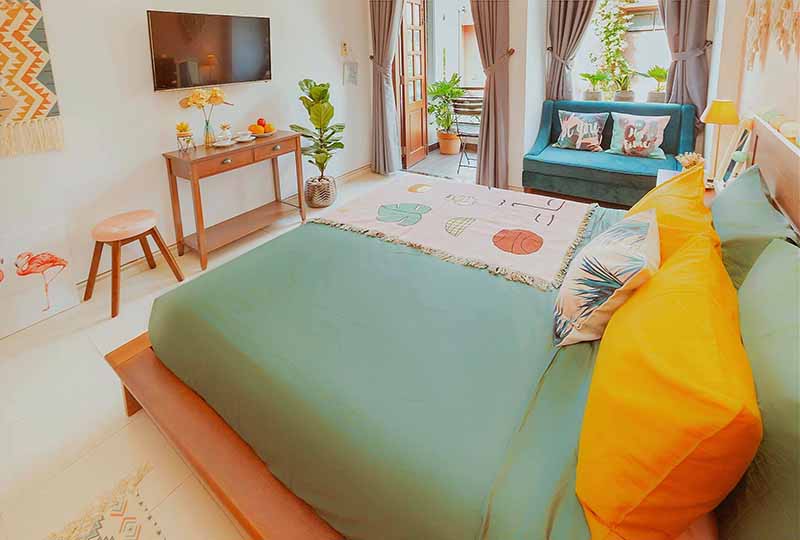 Nice House for rent in Thao Dien District 2 with Oakwood furniture