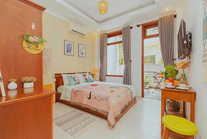 Nice House for rent in Thao Dien District 2 with Oakwood furniture