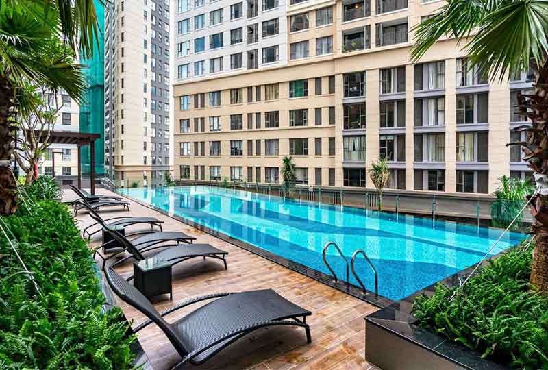 Cozy apartment for lease in District 4 - Saigon Royal Residence