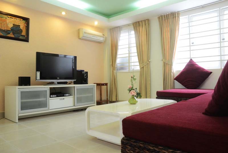 Furnish house for lease in Ho Chi Minh City, Bach Dang St, Binh Thanh District