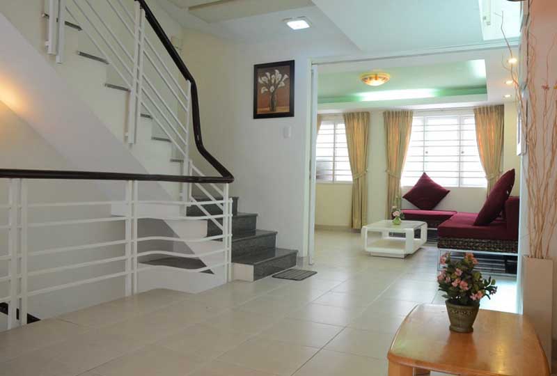 Furnish house for lease in Ho Chi Minh City, Bach Dang St, Binh Thanh District
