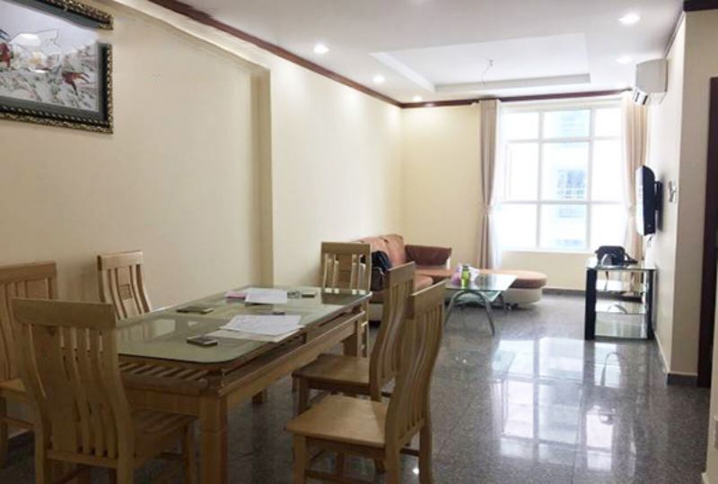 Two bedroom apartment  in Hoang Anh Thanh Binh district for rent