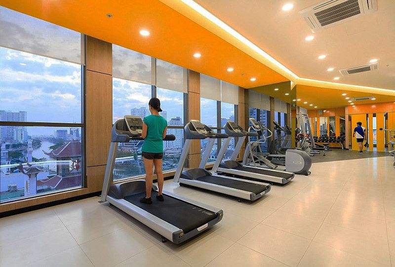 Two bedroom apartment  in Saigon for rent  River Gate building district 4