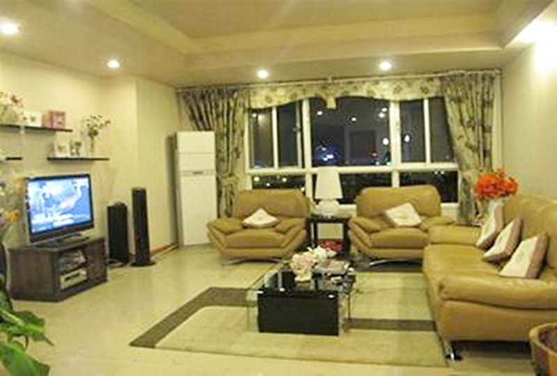 Spacious apartment available for rent at the Manor , Binh Thanh District , HCMC .