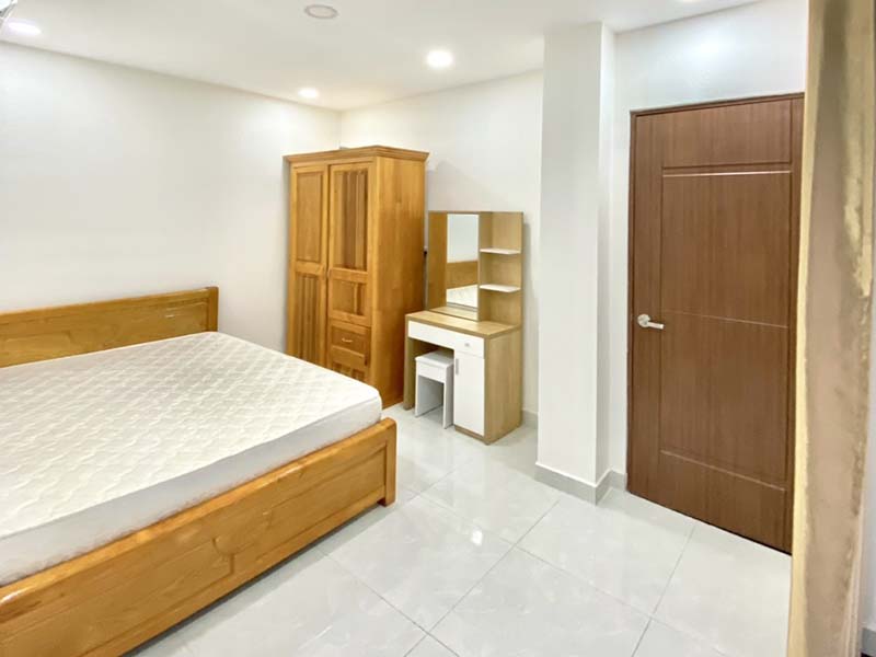 Bright rooftop serviced apartment for rent on Nguyen Van Dau Street Binh Thanh District. 9
