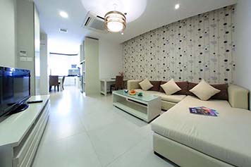 Cozy serviced apartment leasing in Nguyen Van Huong Street Thao Dien Area
