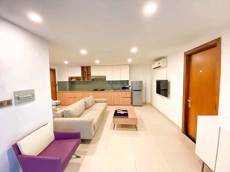 Cozy two bedrooms serviced apartment renting on Thao Dien Area Thu Duc City 1