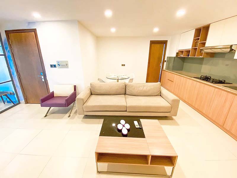Cozy two bedrooms serviced apartment renting on Thao Dien Area Thu Duc City 4