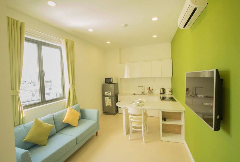 Elegant serviced apartment for lease in District 8 Saigon City