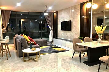 Luxury apartment for rent on Ngo Tat To Street - City Garden Building
