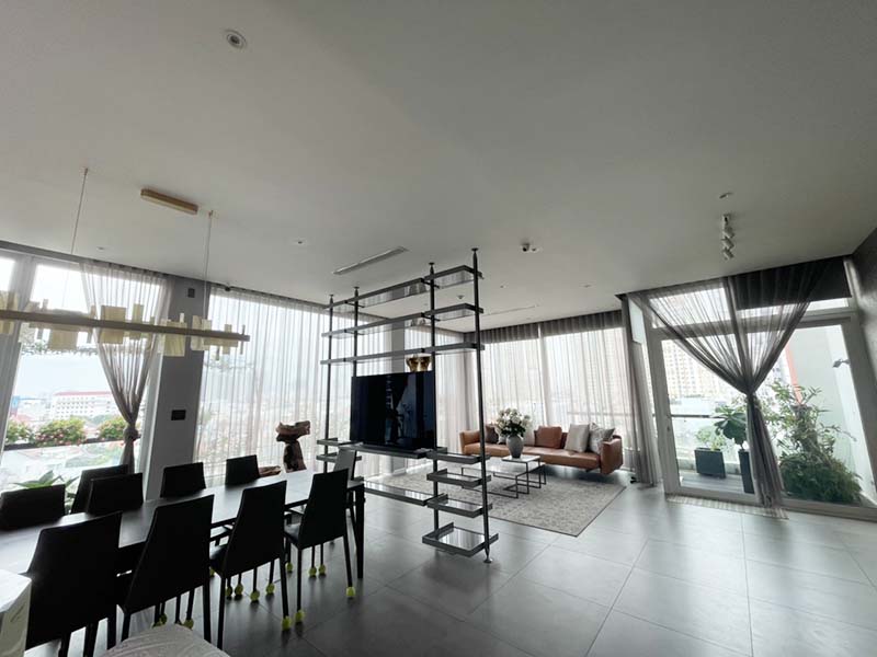 Luxury penthouse serviced apartment for rent on District 2 Thao Dien area Thu Duc City. 18