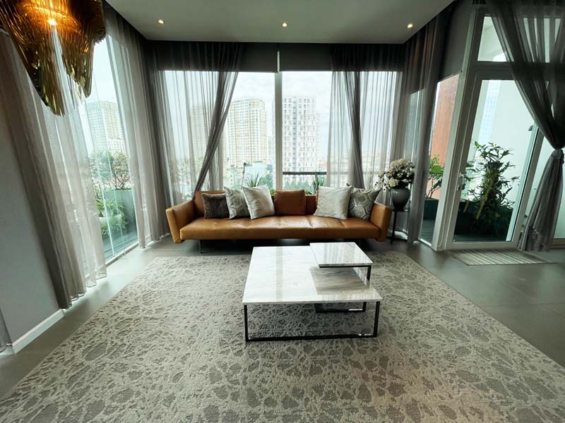 Luxury penthouse serviced apartment for rent on District 2 Thao Dien area Thu Duc City. 3