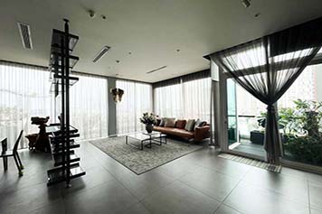 Luxury penthouse serviced apartment for rent on District 2 Thao Dien area Thu Duc City.
