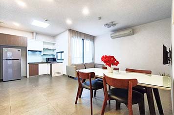 Modern serviced apartment for rent in Thu Duc City Thao Dien area District 2.