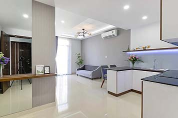 Modern serviced apartment renting on Ung Van Khiem Street, Binh Thanh District