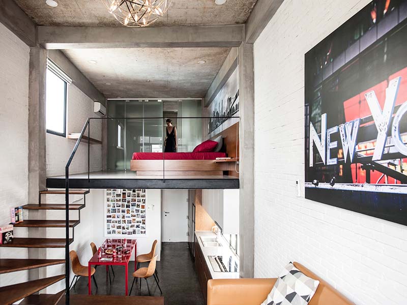 Newyork Loft style serviced apartment for lease on Nam Ki Khoi Nghia Street District 3 13