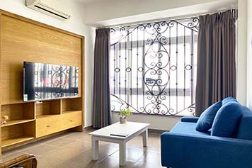 Nice serviced apartment for rent on Pham Viet Chanh Street District 1