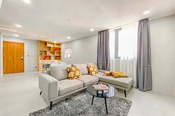 Nice serviced apartment leasing in Phu Nhuan Dist, Phan Dang Luu St