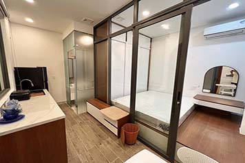 Nice studio serviced apartment for rent in Dakao Ward, Ly Van Phuc Street