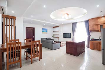 Nice view flat for rent in Thao Dien Ward, District 2, Thu Duc City, Saigon.