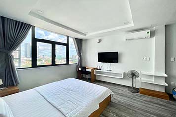 Nice view studio apartment for rent in Binh Thanh District, Me Linh St.