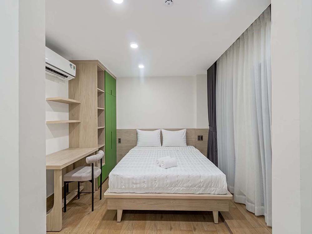 One bedroom serviced apartment for rent on Nguyen Cuu Van Street, Binh Thanh 6