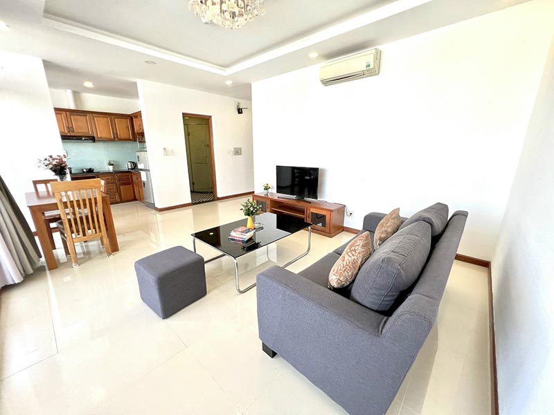 Rooftop serviced apartment for rent in Tan Binh District Ho Chi Minh City 1