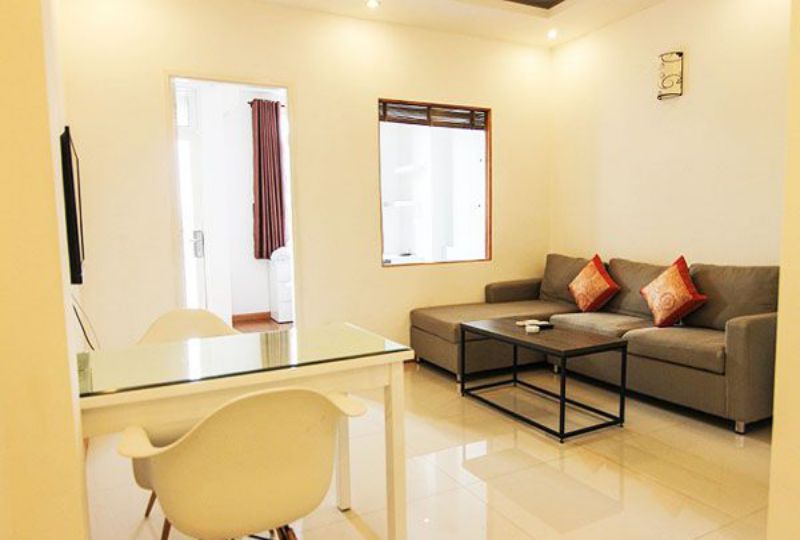 Serviced apartment for rent in Saigon city at Duong Ba Trac street district 8 0