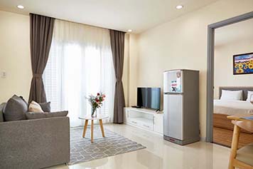 Serviced apartment for rent in Tan Binh District Dong Nai Street