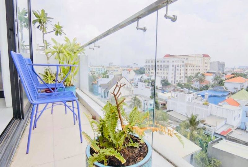 Serviced apartment for rent on Thao Dien, Dist 2 - Terrace garden studio