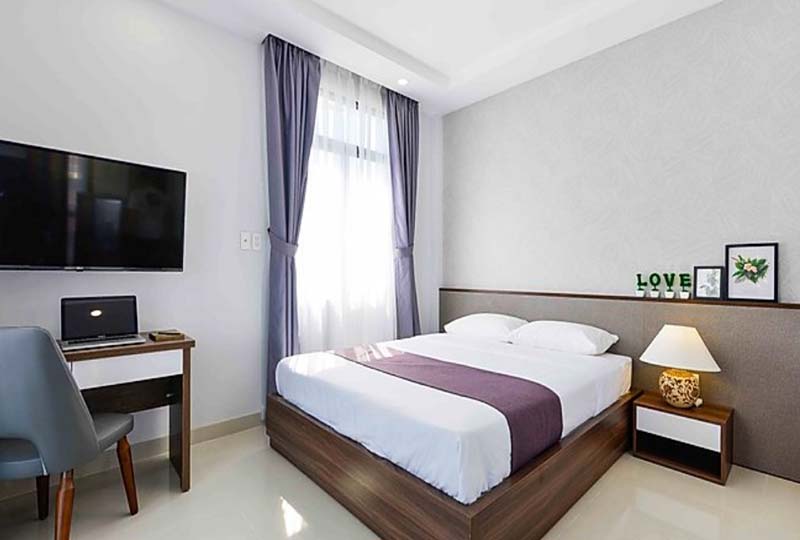 Serviced apartment for rent on Ung Van Khiem Street Binh Thanh Dist