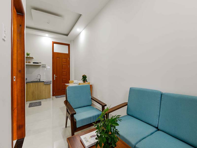Simple style serviced apartment for rent on Thao Dien Area St.61 Thu Duc City 13