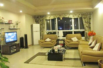 Spacious apartment available for rent at the Manor , Binh Thanh District , HCMC .