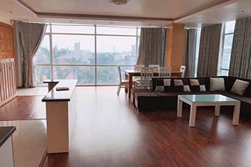 Spacious serviced apartment for lease in Thao Dien Ward, Tong Huu Dinh St, Thu Duc City
