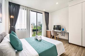 Studio serviced apartment for lease on Nguyen Trai Street, District 1