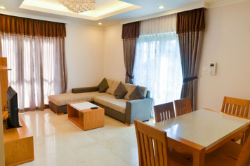 Serviced apartment for rent on Sai Gon Pavillon District 3 Non balcony style