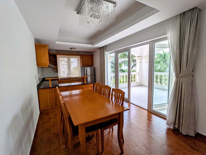 Three bedrooms service apartment for rent in Thao Dien Ward, Thu Duc City 3