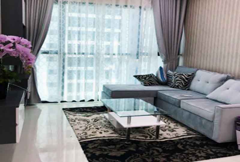 Two Bedroom apartment in The Ascent , Quoc Huong street , Thao Dien , district 2 for rent.