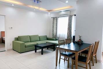 Two bedroom serviced apartment for lease in Nguyen Thong street, District 3 , Ho Chi Minh city