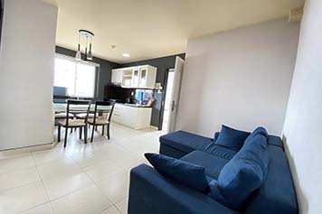 Two bedroom serviced apartment for lease on Hai Ba Trung Street District 3 Saigon