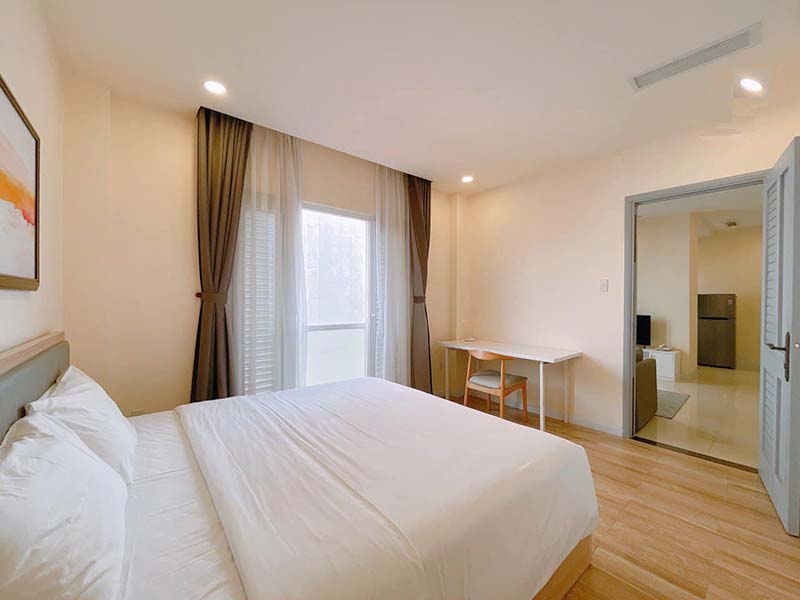 Two bedrooms serviced apartment for rent on Dong Nai St Tan Binh District next to the Airport 9