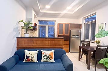 Two bedrooms serviced apartment for rent on  Thao Dien area Thu Duc City Nguyen Van Huong Street